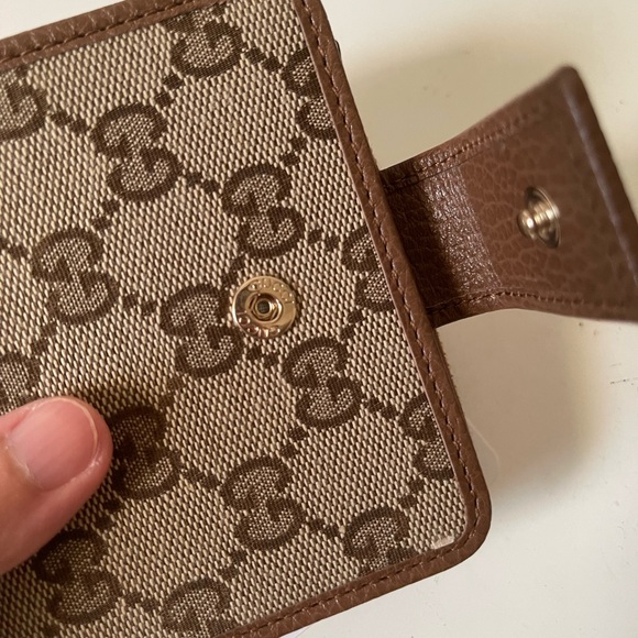 Gucci Tan and Brown Monogram Bifold Wallet (Brand New) - Picture 8 of 10